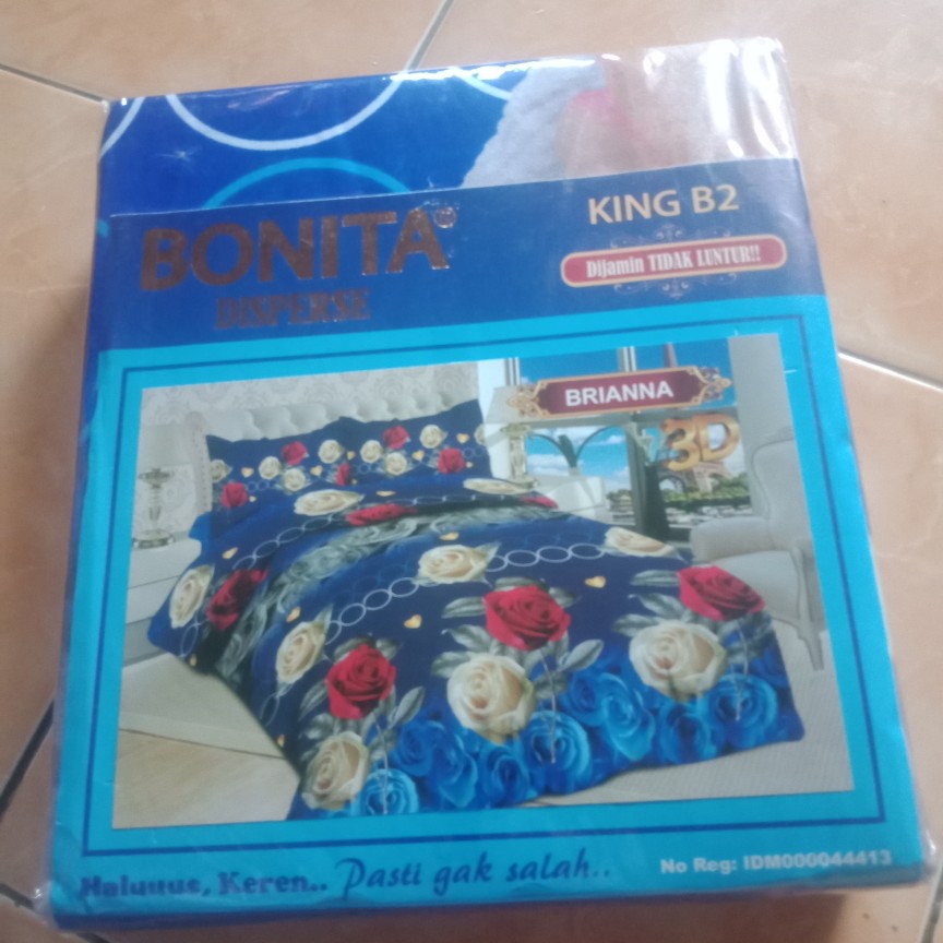 Sprei Bonita King No.1 (180x200) Terlengkap.!!