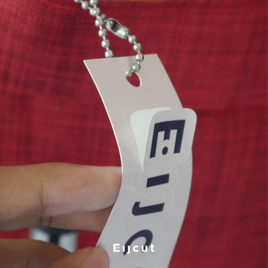 

Cetak Custom Sticker Hangtag Kreatif Unik Label Produk Baju Tas 45pcs
