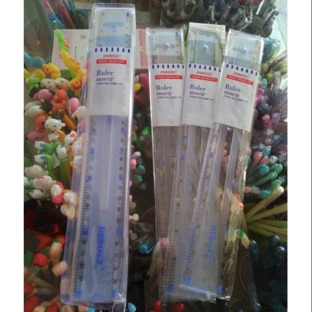 

(12 pcs) mistar/penggaris deboz 30 cm