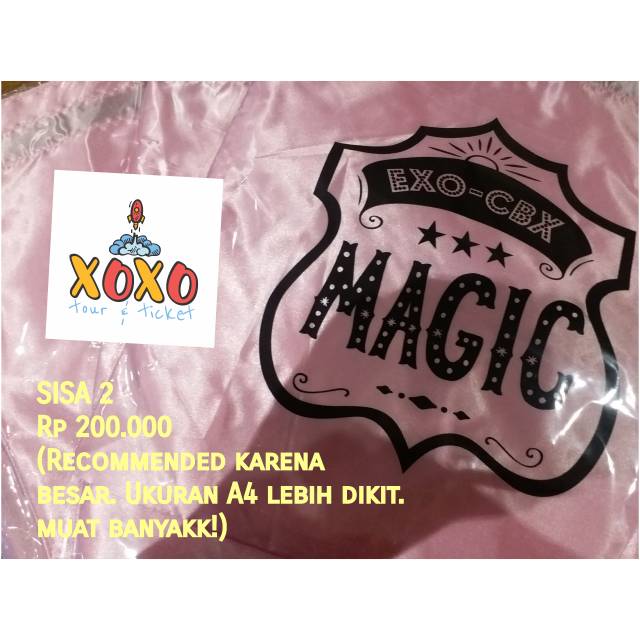 EXO CBX Magical Circus Pink Pouch