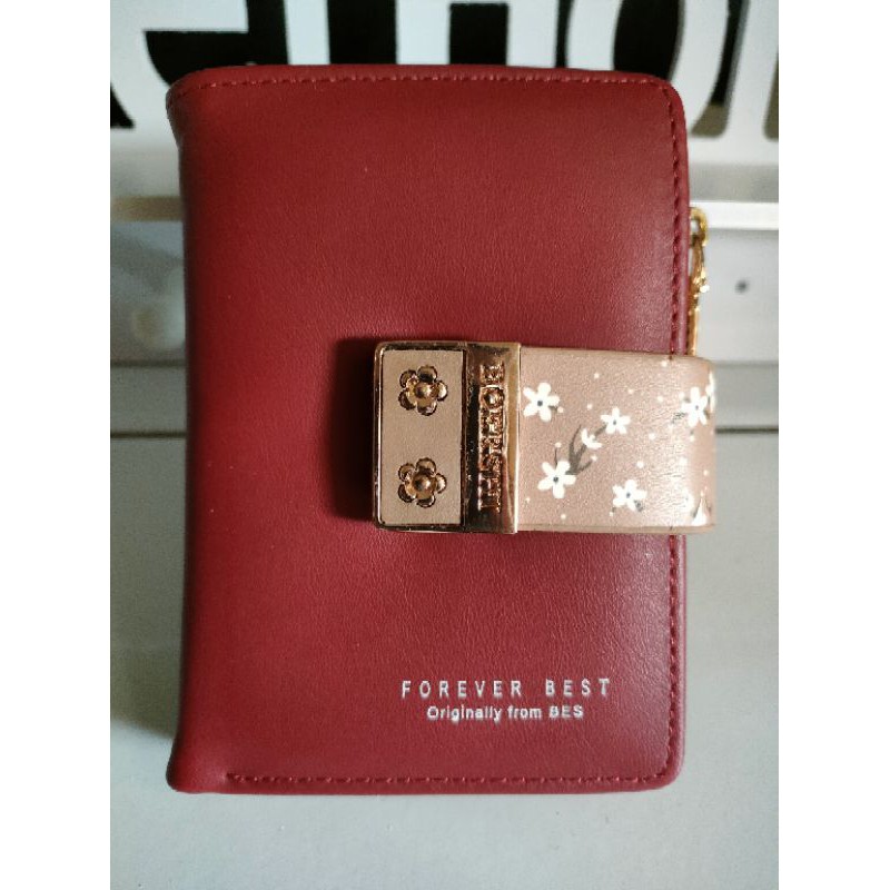 BOERSHI WALLET SMALL MAROON