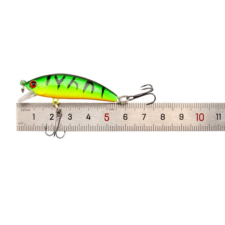 SYFishing 1Pcs New Sinking Minnow Umpan Pancing 5cm 5g Laser Fishing Lure Swimbait Bass Ikan Wobbler Kail Memancing