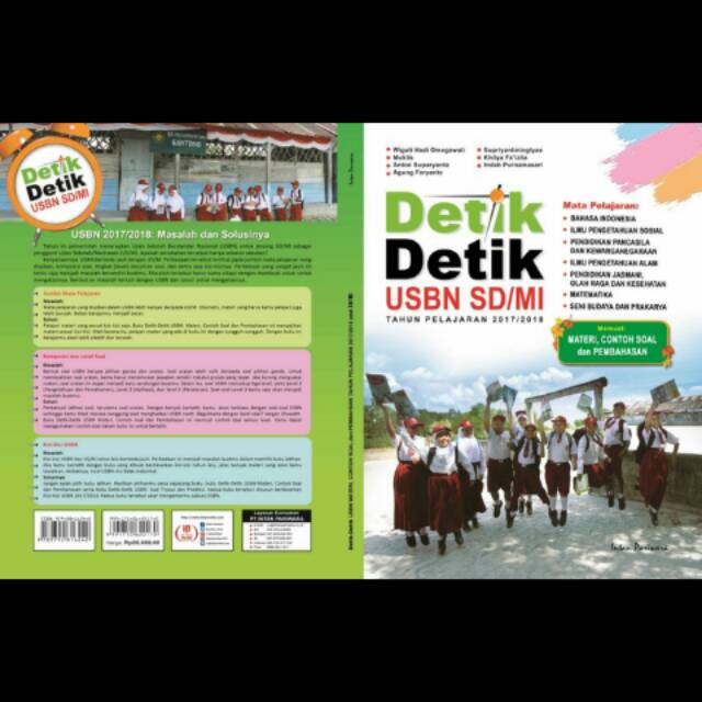 buku Detik detik UN SD/MI 2018 persiapan ujian siswa sd usbk unbk