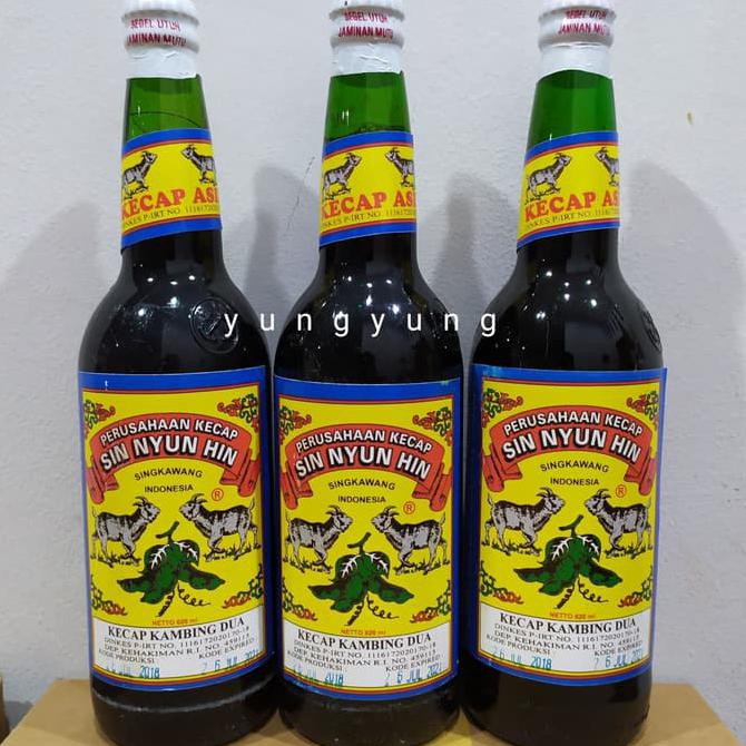 

PROMO Kecap Asin Cap Kambing Dua Kambing Pontianak Singkawang Botol 620 Ml - Tanpa Bubble