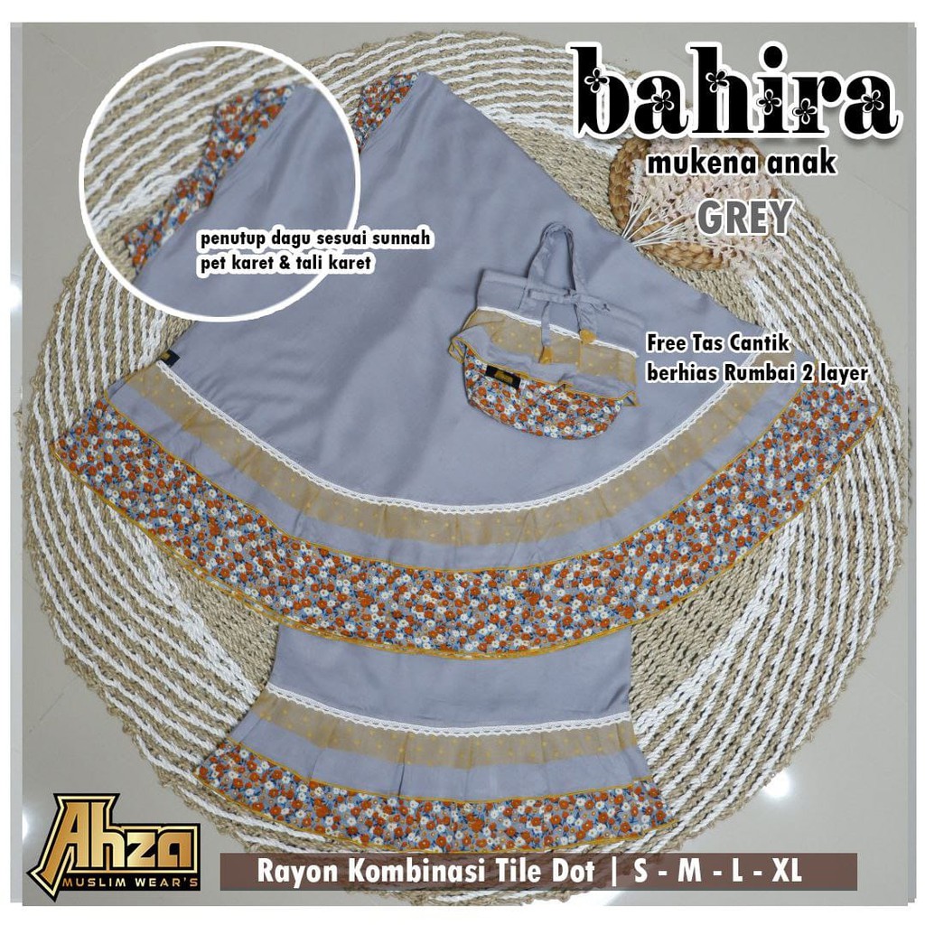 Bahira Kids Mukena Anak by Ahza-Grey