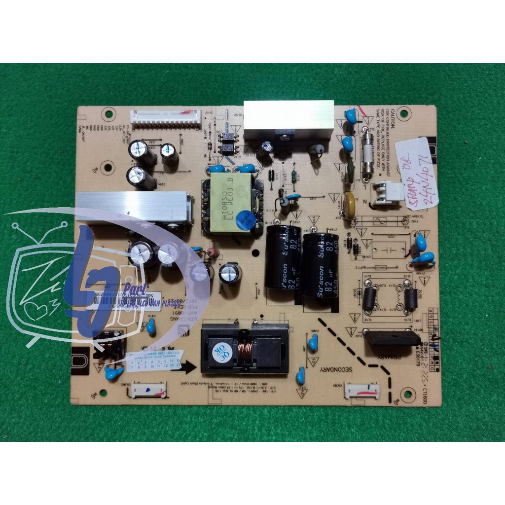 Mesin - Power supply TV SHARP LC24N4071 - Regulator TV SHARP LC-24n4071