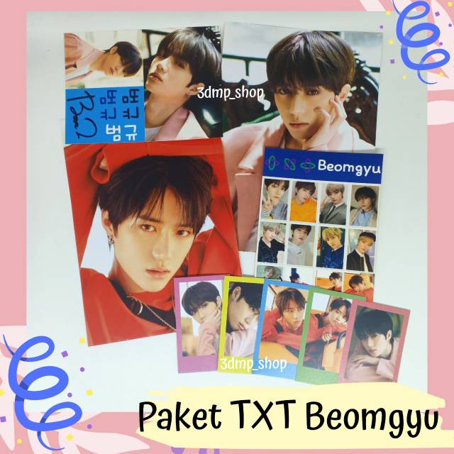 Paket Fankit Fangirl TXT Minisode Eternity Soobin, Beomgyu, Yeonjun, Taehyun Kpop