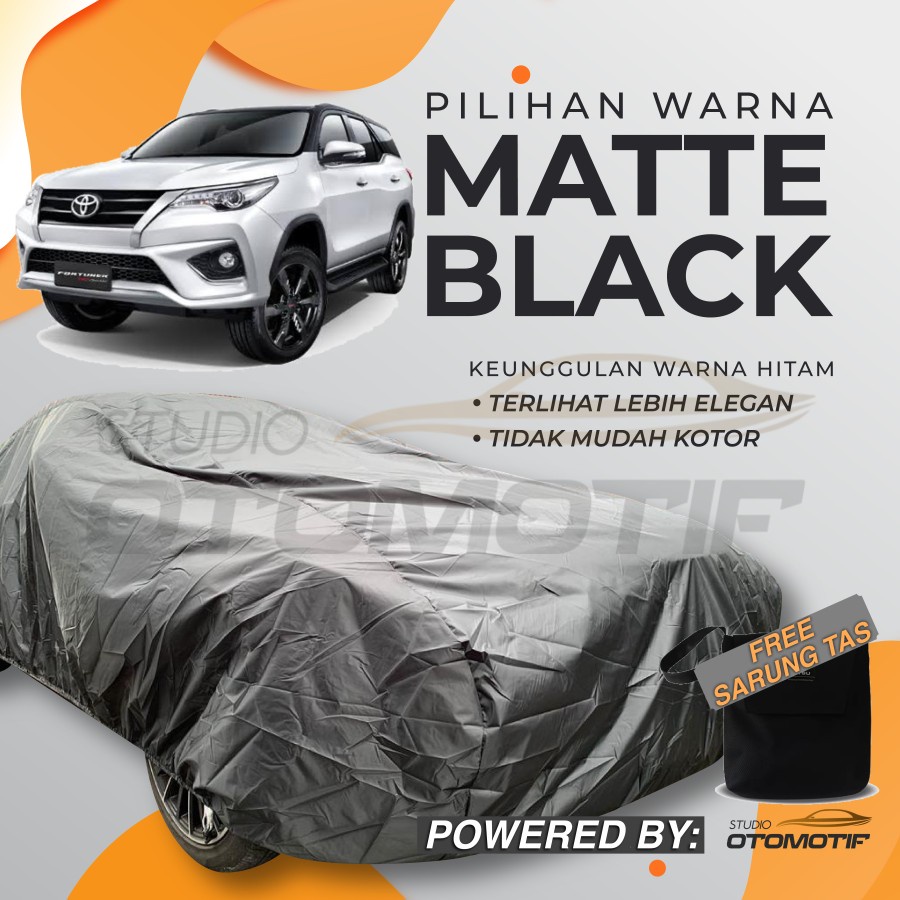 BODY COVER WATERPROOF FORTUNER VRZ 2016-2021 SARUNG MOBIL FORTUNER