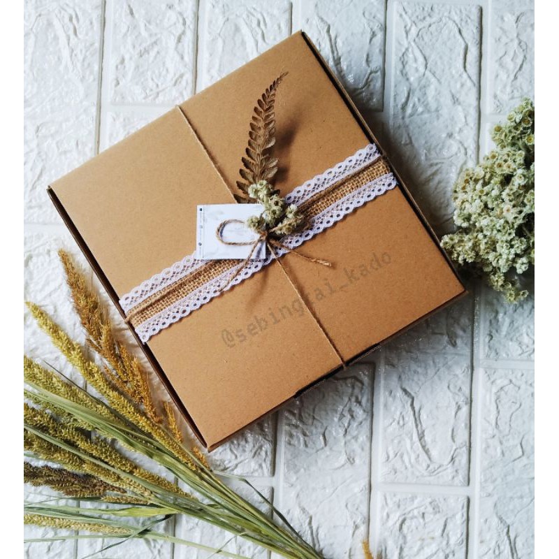 DIY Box Hampers/Gift 25x25x5