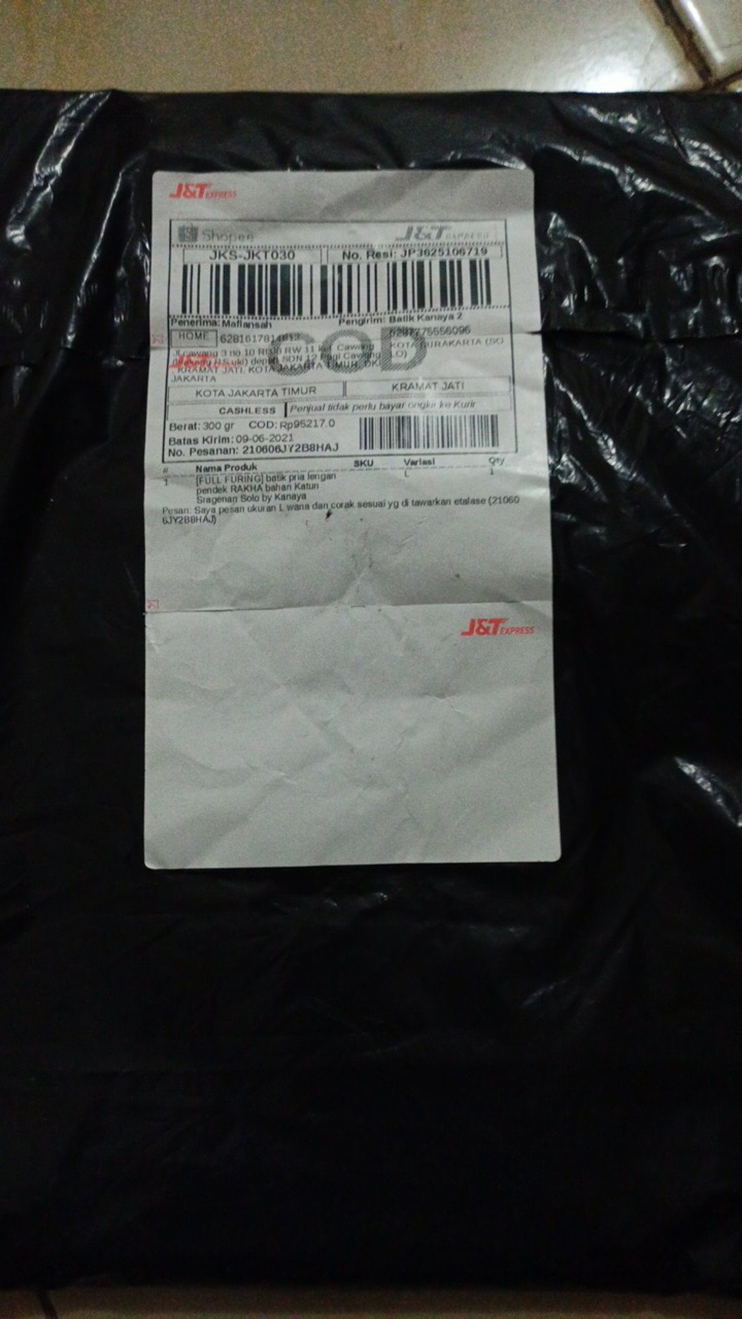 [full Furing] Batik Pria Lengan Pendek Rakha Bahan Katun Sragenan Solo By Kanaya