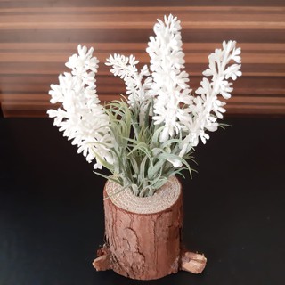  Tanaman  Hias Imitasi Set Pot  Kayu Karangan Bunga Dekorasi 