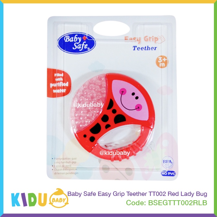 Baby Safe Easy Grip Teether TT002 TT003 Mainan Gigitan Bayi Kidu Baby