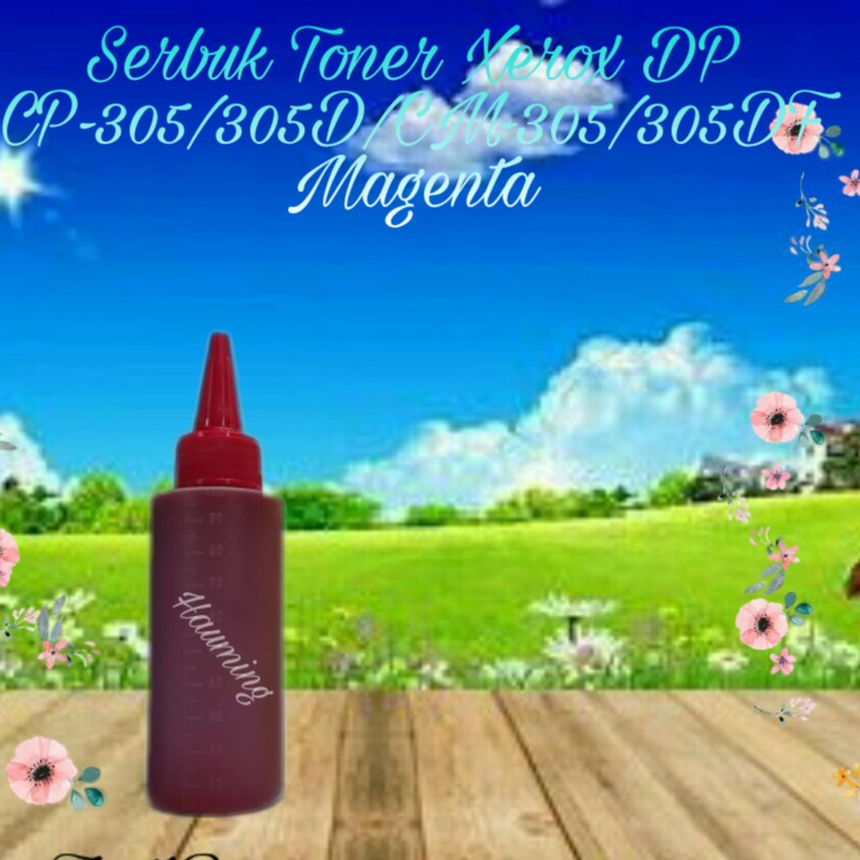 Serbuk Toner Xerox CP305 CM305 CM305D CP305D CM305DF CP-305 305D 305DF CM-305 305D Magenta 1x Isi