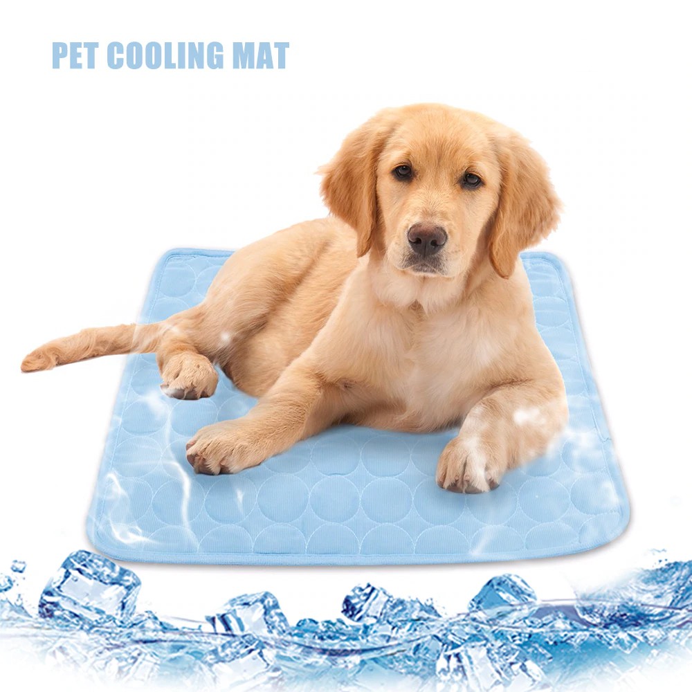 #RAN8 - Summer Pet Cooling Mat With Ice Silk - Matras Pendingin Hewan Size L