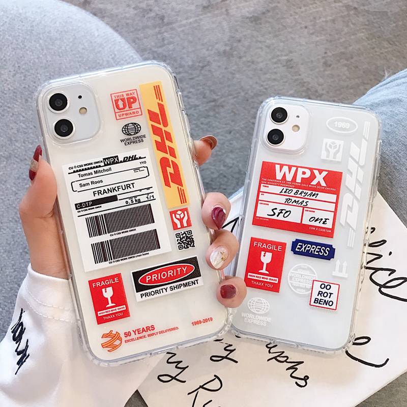 Casing Motif Label Untuk Iphone 11 Pro Max 6 6 Plus 6s 6s Plus 7 7 Plus