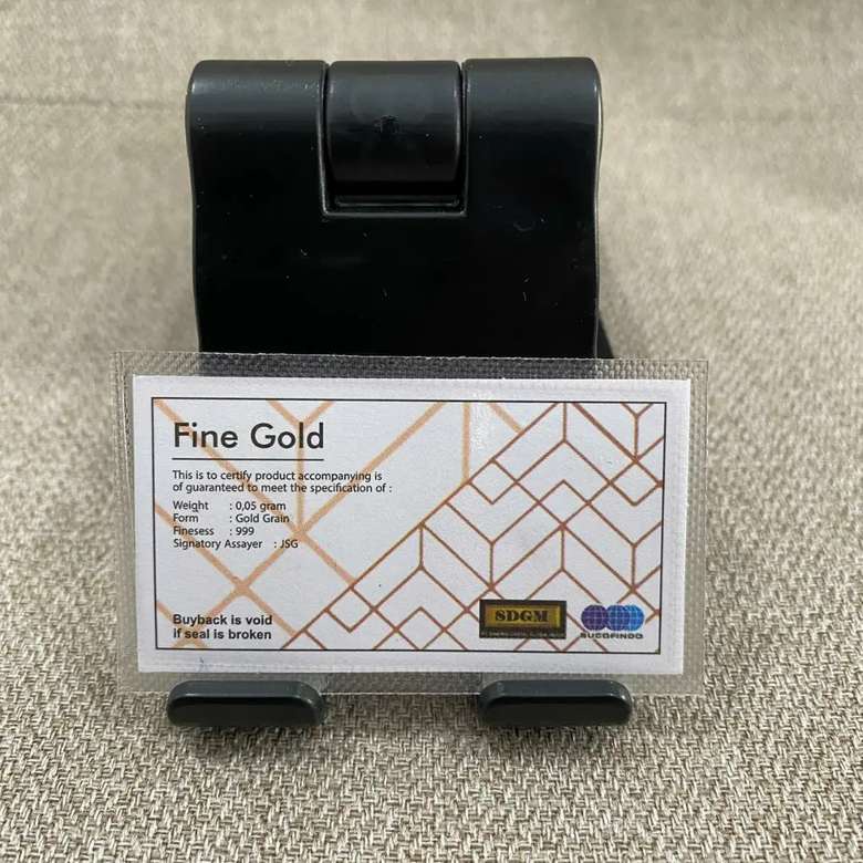 Emas Mini Gold Minigold Black Series 0,025 - 0,05 - 0,1 / 0.025 - 0.05 - 0.1 gr gram 24 Karat