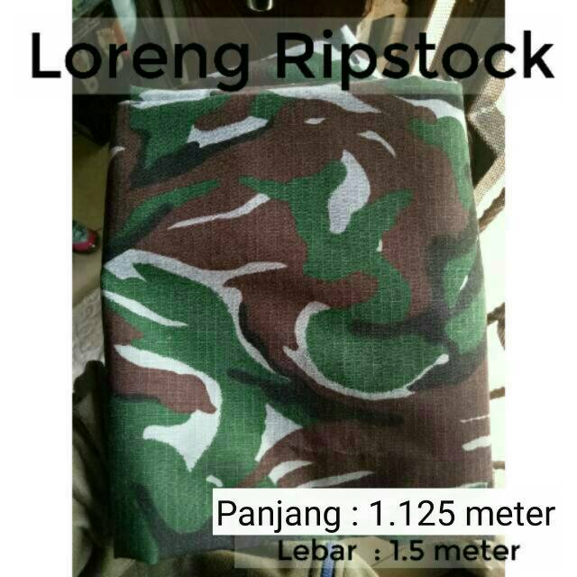 [HEMAT] BAHAN KAIN LORENG RIPSTOP RIPSTOK RIPSTOCK METERAN / LORENG RIPSTOP PREMIUM