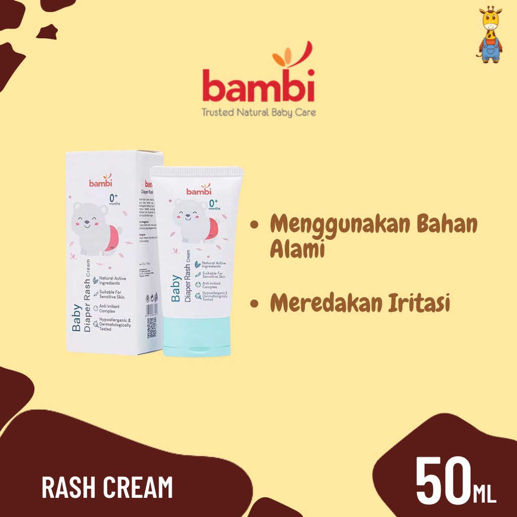 Bambi Rash Cream 50ml - Krim bayi