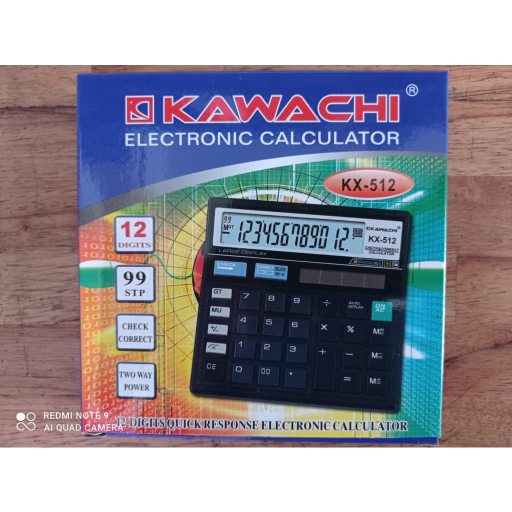 

medan elektronik kalkulator kawachi 512 kalkulator 12 digit