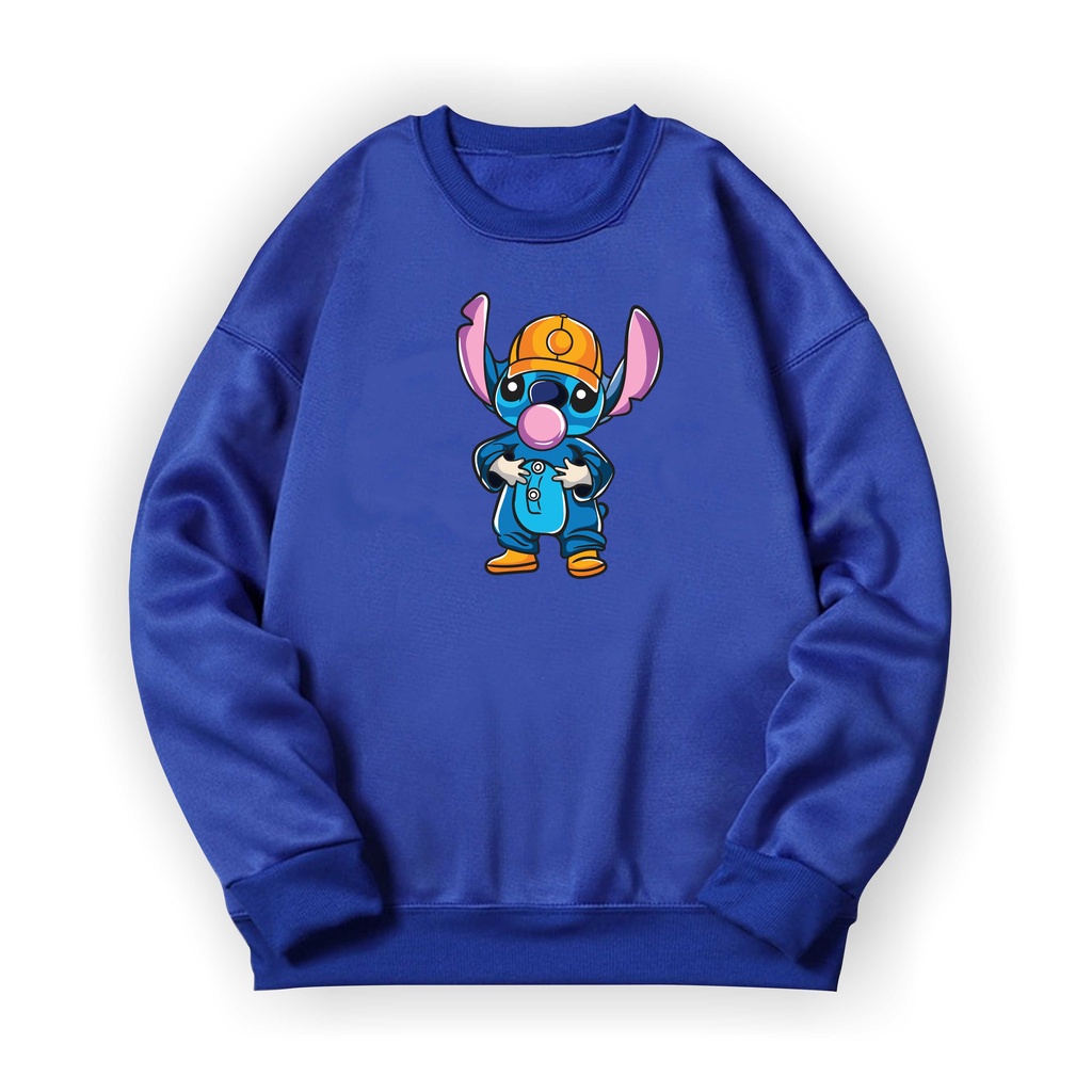 STICH Sweater Crewneck II STICH Basic Sweater II Sweatshirt Sz M - XL ( Pria &amp; Wanita / Anak &amp; Dewasa )