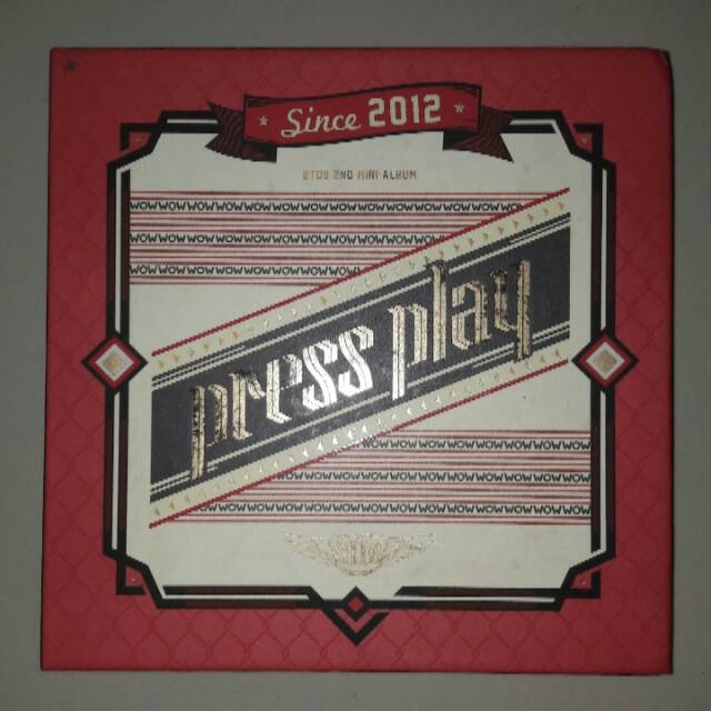 BTOB PRESS PLAY ALBUM