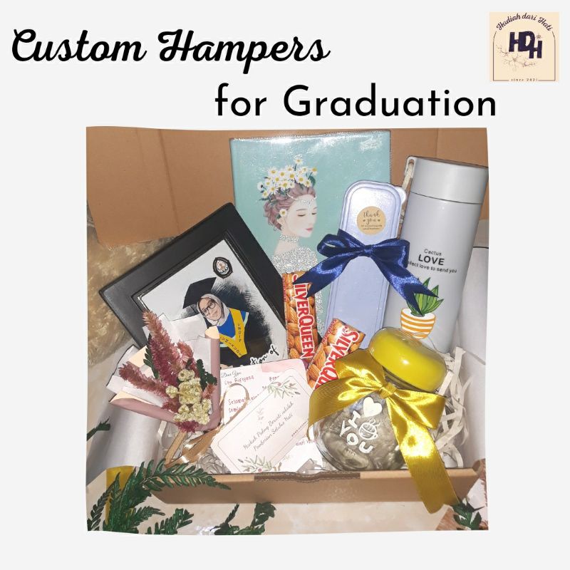

HAMPERS GRADUATION/Hadiah Wisuda/Kado Wisuda/ Kado Unik/Custom Gift