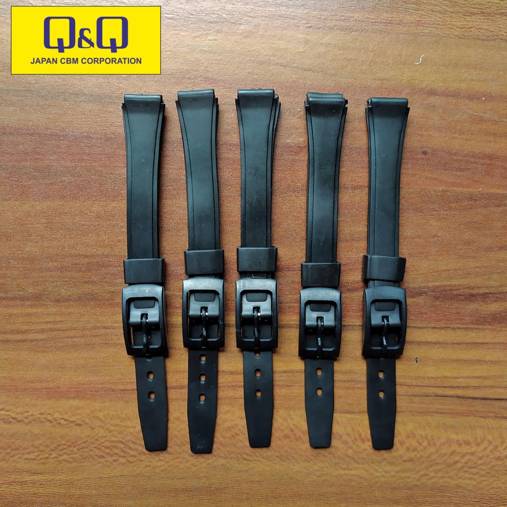 Strap Tali Rubber Karet 12mm Q&amp;q Qq Qnq Strap 12mm.