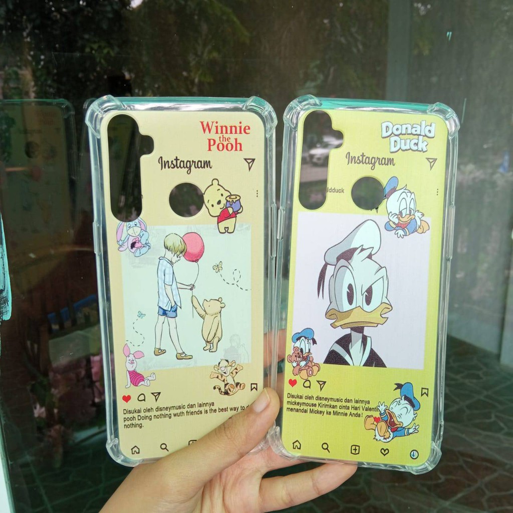 Case Softcase REALME 6 C2 C3 5 5i 6 PRO Softshell Anti Crack Kartun Karakter Soft Case