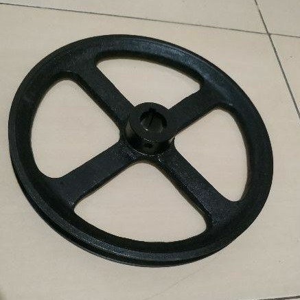 Pulley pully besi cor B1 - 12 inch as 1 inch as 25.4 mm poly pully besi