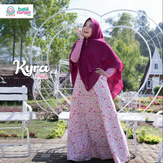 Gamis Ibu Couple Lengan Jersey Kyra by Bayibangethijab