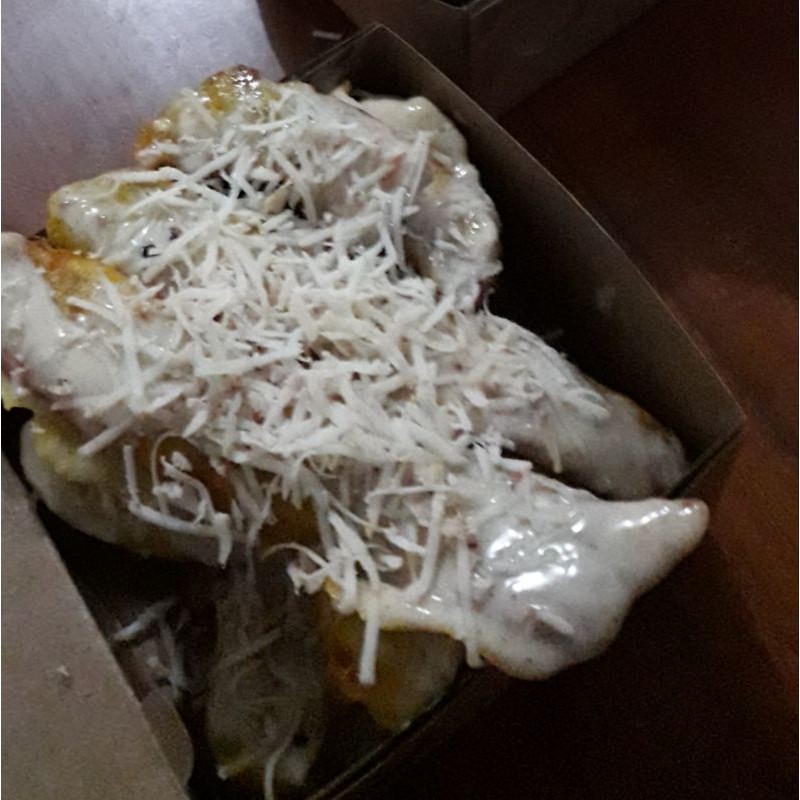 

Pisang Goreng Topping Tiramisu Cheese