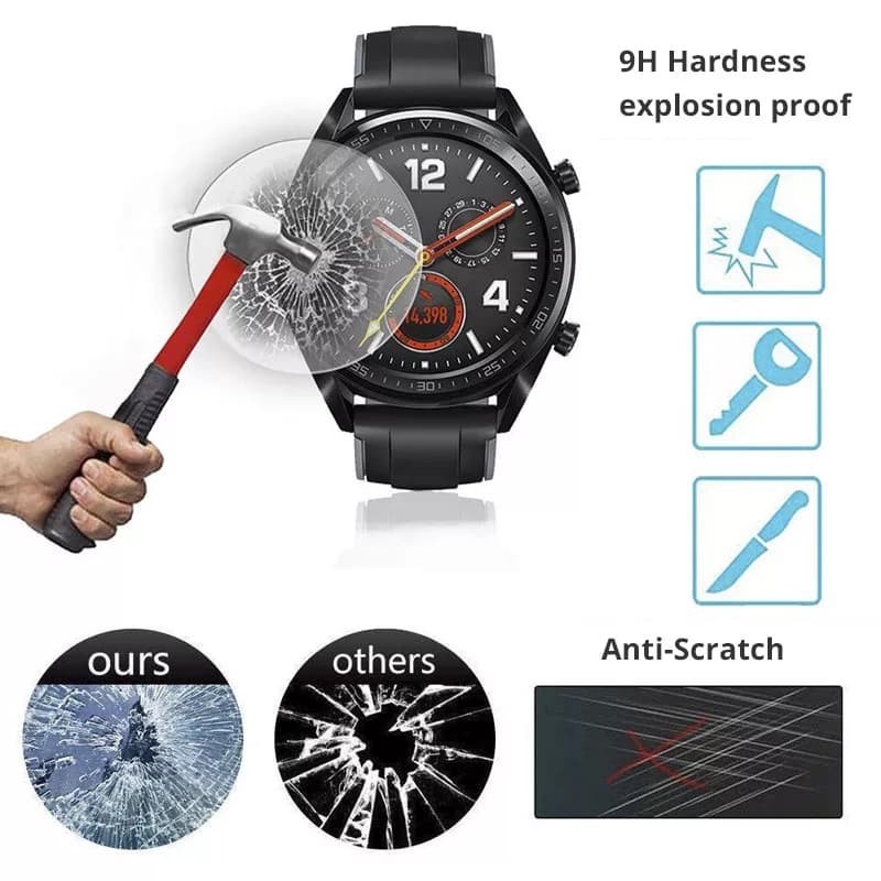 [PELINDUNG] ANTI GORES WATCH - PROTECTOR GLASS - FOR HUAWEI GT2E / GT 2E 46MM SMARTWATCH