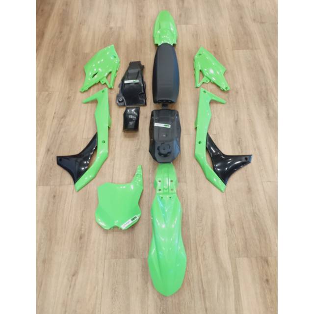 Body set HRV kx250 pnp KLX 150 full hijau