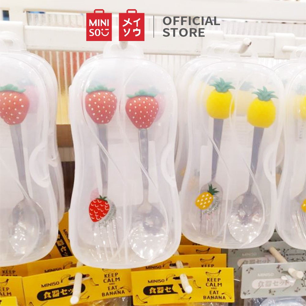 MINISO Fruit Series Cutlery / Set Sendok Garpu 2 pcs ...