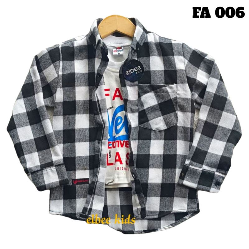 Fashion Anak Kemeja Flannel Flanel Anak Premium (LENGAN PANJANG) usia 1-7 Thn Flanel Anak Kotak Kotak Kemeja Anak Laki Laki Zagzeg Clothing