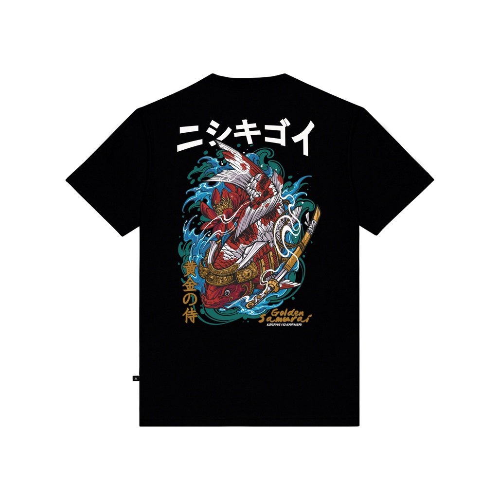 Kaos Baju Aerostreet Golden Samurai T Shirt Premium