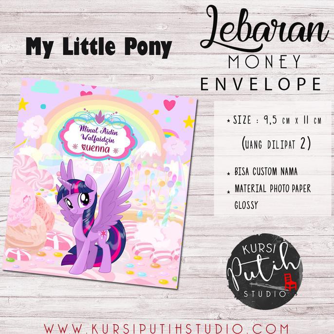 

Ready Stock Amplop Uang Untuk Lebaran / Angpao Bisa Custom Nama - My Little Pony