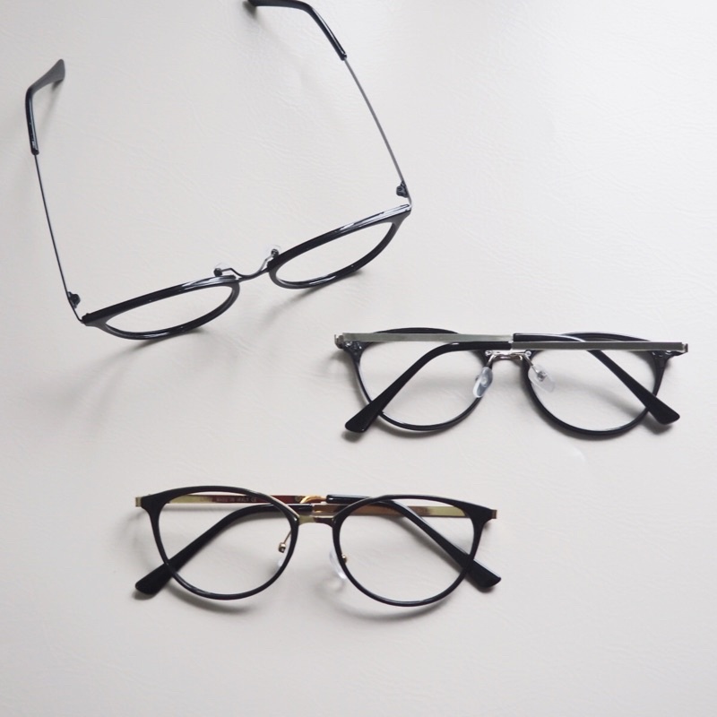 Flavia Eyewear - Kacamata Cathy Cat Eye Acetat (custom minus, photochromic, blueray, bluechromic dan photobrown)