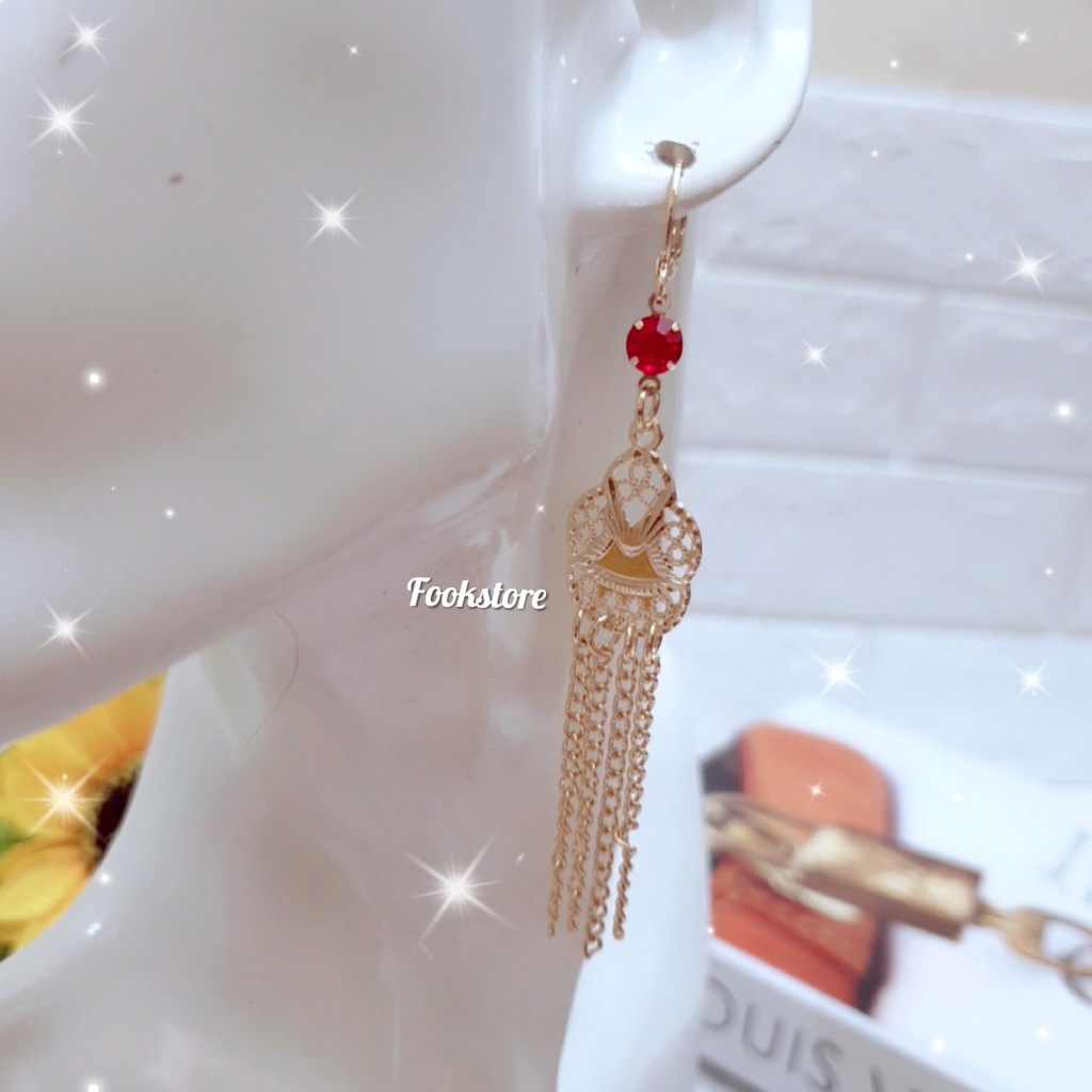 TERLARIS ANTING wanita xuping GOLD/ANTI ALERGI-AT-513