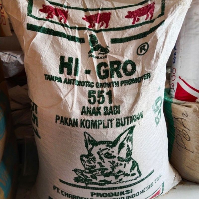 VOER BABI 551 MAKANAN AYAM KOMPLIT BERNUTRISI 20 KG (20000 GRAM)