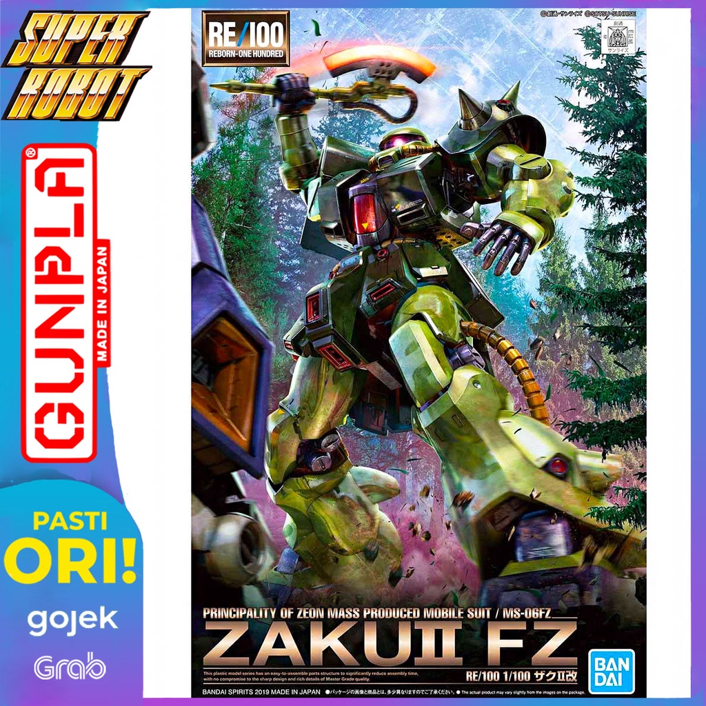 BANDAI RE/100 Zaku II FZ Kai