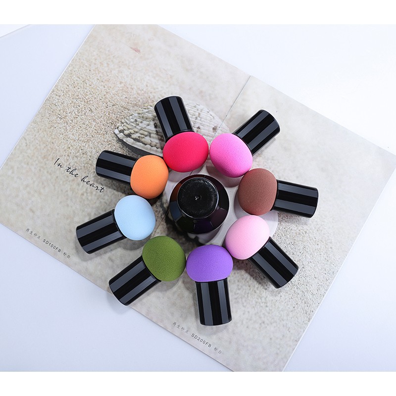 ELFYDO HL0070 Spons Make Up Jamur Sponge Gagang Beauty Blender