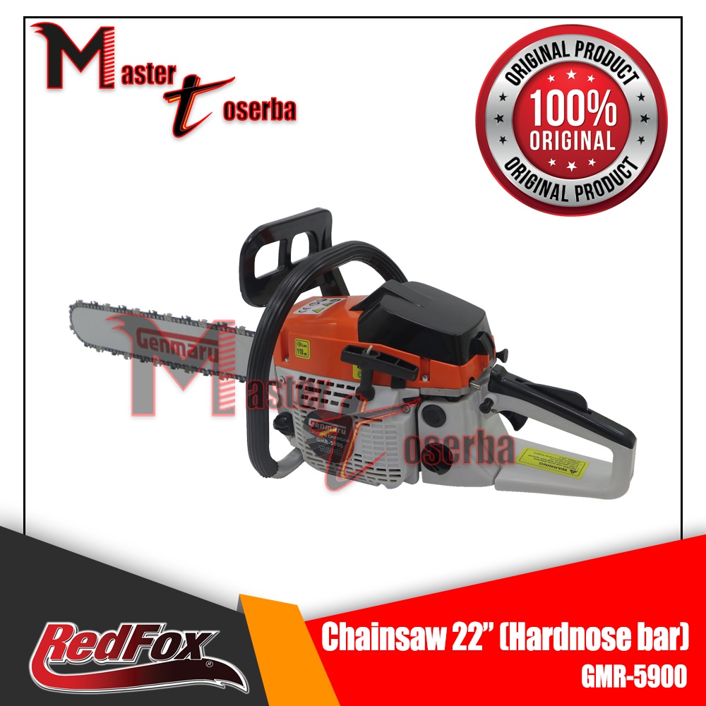 GENMARU MESIN CHAINSAW GERGAJI MESIN STHEEL 22" BAR BAJA
