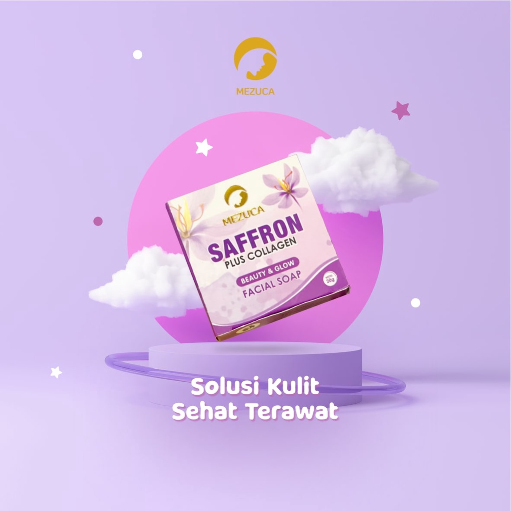 Sabun Safron Original - Sabun Saffron Bpom untuk wajah berjerawat dan pemutih wajah