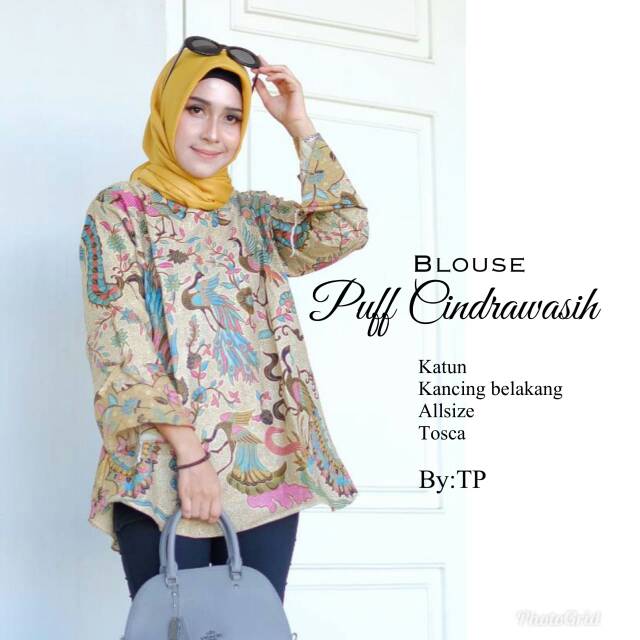 Blus puff cendrawasih