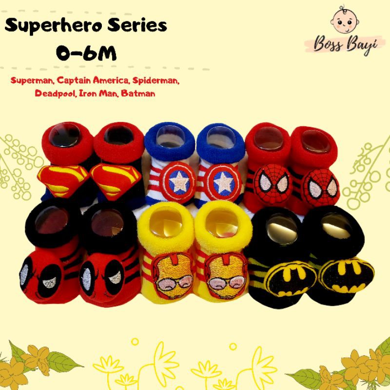 Kaos Kaki Bayi Superhero