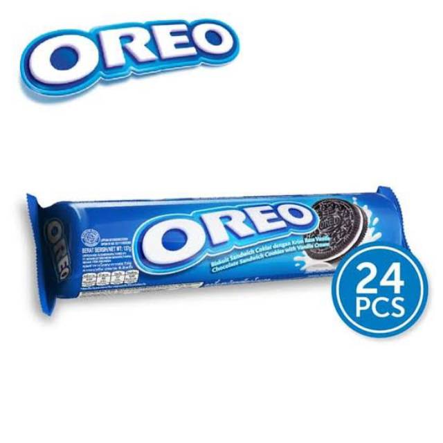 

Oreo Vanilla Biskuit [133 g ]1karton isi 24 pcs