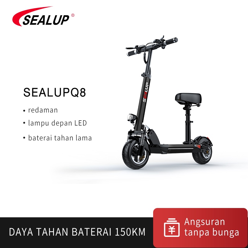 SEALUP Official Flagship Store【Garansi 1 Tahun】SEALUP XLP-Q8 IP54 Skuter Listrik Lipat Tahan Air 36v