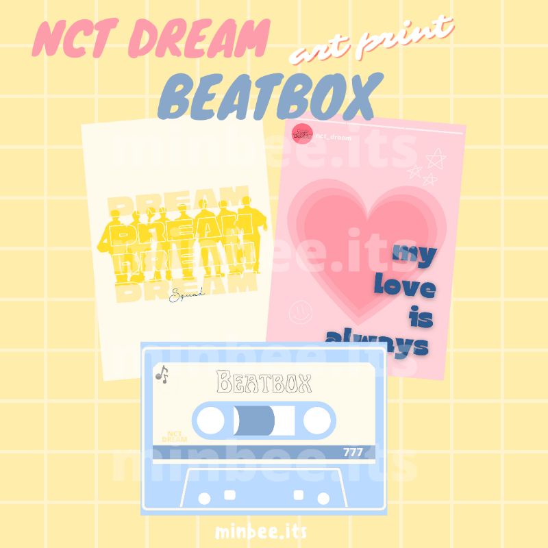 Nct Dream Beatbox Art Print/Wall Decor