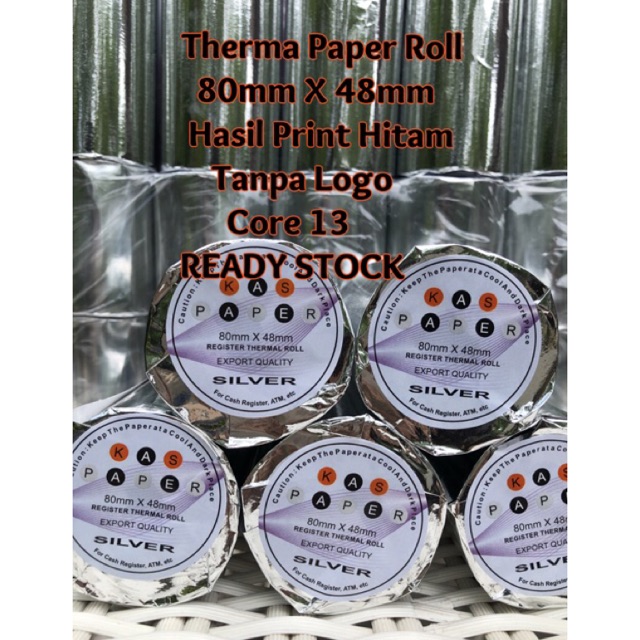 

Kertas print termal 80x48 / Thermal paper Roll 80 x 48